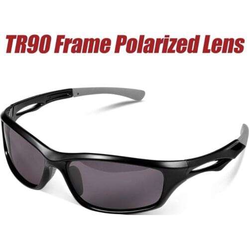 MAXJULI Polarized Sports Sunglasses for men women Baseball Running Cycling Fishing Golf Tr90 Durable Frame A607