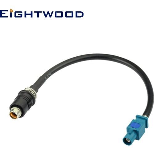 Eightwood Fakra H Male to RAKU RAST 2 Male RG174 Cable 15cm for Car Satellite SIRIUS XM DAB Radio Antenna Aerial Cable Adapter