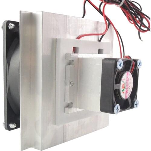 12V Thermoelectric Peltier Cooler Refrigeration Semiconductor Cooling System Kit Cooler Fan Finished Kit Computer Components