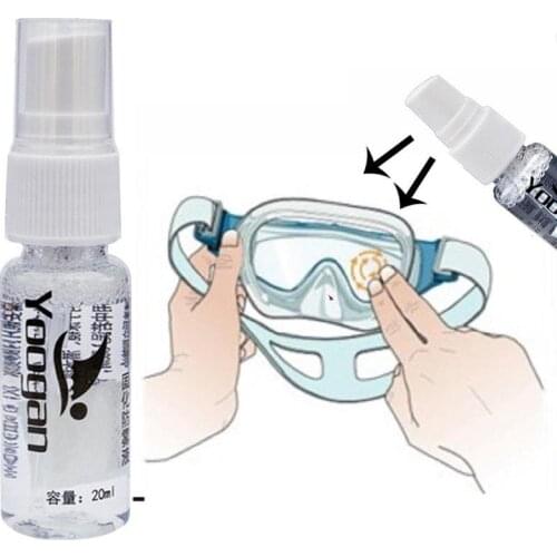 Defogger Solid State Defog Anti Fog Agent for Swim Goggles Glass Lens Diving Mask Cleaner Solution Antifogging Spray Mist