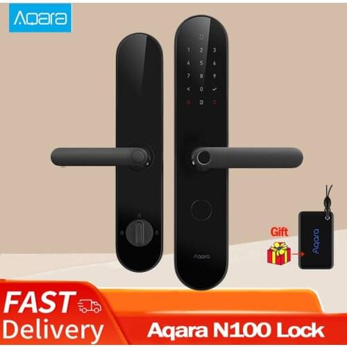 Aqara N100 N200 Smart Door Lock Fingerprint Bluetooth Password Unlock for Mijia for Apple HomeKit Smart Linkage With Doorbell
