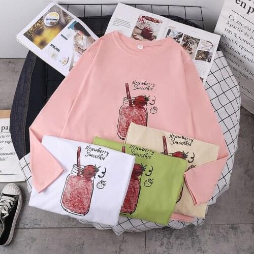Size 7XL 150kg Women tee shirt Autumn T shirt Long Sleeve O Neck Large Tee For Women Cotton Oversized T Shirt