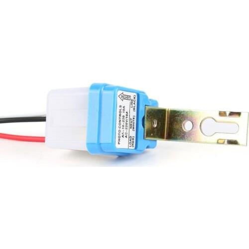 1PC 10A Photoswitch Sensor Switch Auto On Off Photocell Street Light Control Universal 220V Automatic Sensor Home Accessories