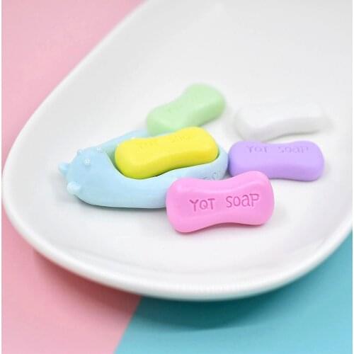 10pcs/lot flat back resin simulation toilet soap box mix size kawaii Cabochons Scrapbook for DIY phone case decoration