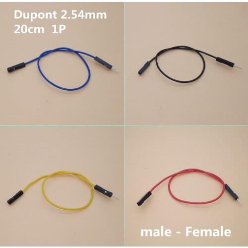 20Pcs 1P Dupont Wire 20Cm 2.54MM Double-headed Female To Male Dupont Wire Jumper Cable For Arduino