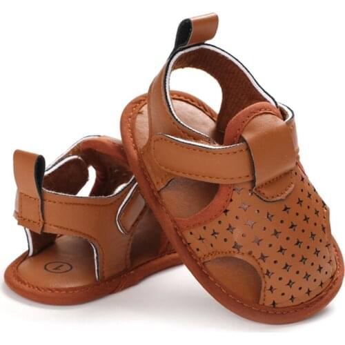2020 Brand Toddler Newborn Baby Boy Girl Sandals Soft Sole Shoes Leather Sandals Prewalker Summer Baby Shoes 0-18M