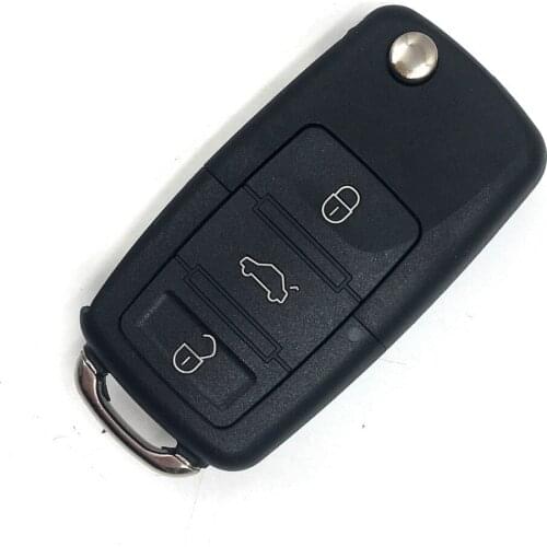 3 Buttons Flip Remote Car Key 315MHZ For V olkswagen for V W Passat 1 JO 959 753 DJ With ID48 chip