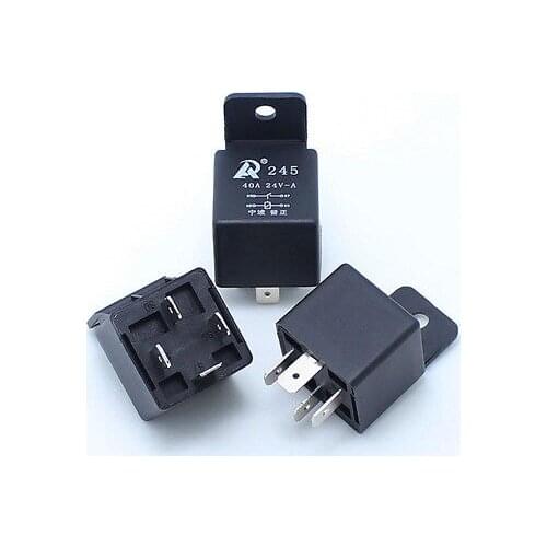3 pieces - 24V 40A open car relay Shell with a fixed orifice