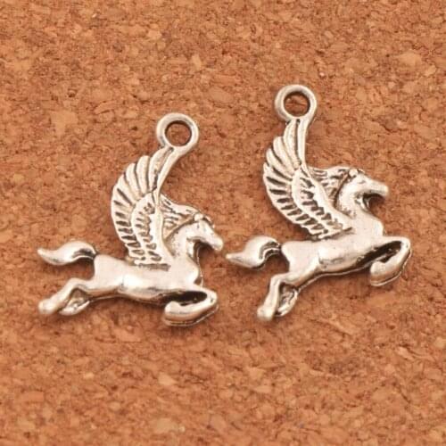 35Pcs 9Styles Tibetan Silver Horse Animal Spacer Charm Beads Fashion Pendants Alloy Jewelry LZsilver