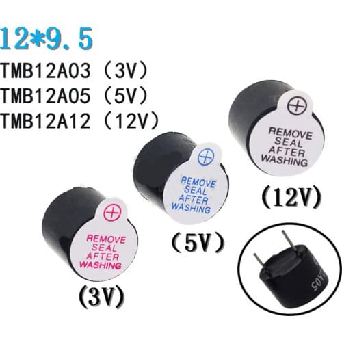 Free shipping 10PCS 12*9.5 5V Active buzzer 12095 Electromagnetic 12*9.5MM