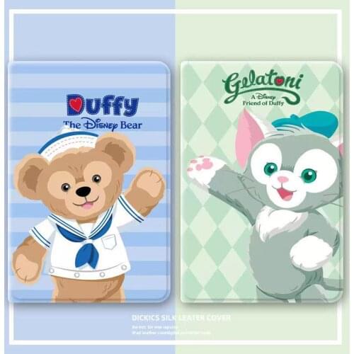 Japan Disney Shirley Rose Dailu Duffy Bear Tablet Case iPad Case 9.7 2017 2018 2019 iPad 10.2 Pro 9.7 Tablet Case Gift