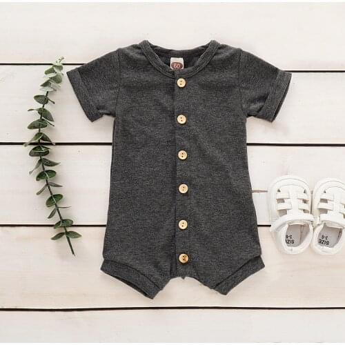 PatPat Baby Striped Short-sleeve Romper