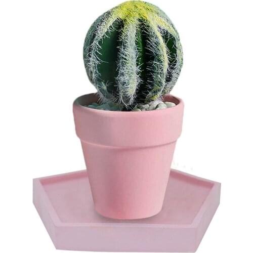 Tray Concrete Mold Pentagon Shape Fruit Plates Silicone Mold 3D Storage Box Handmade Mold Table Ornament DIY Craft