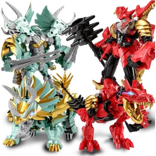 New 20CM Anime Transformation Movie Toys Boy Cool Plastic ABS Robot Car Action Figures Tank Aircraft Model Older Children Gift