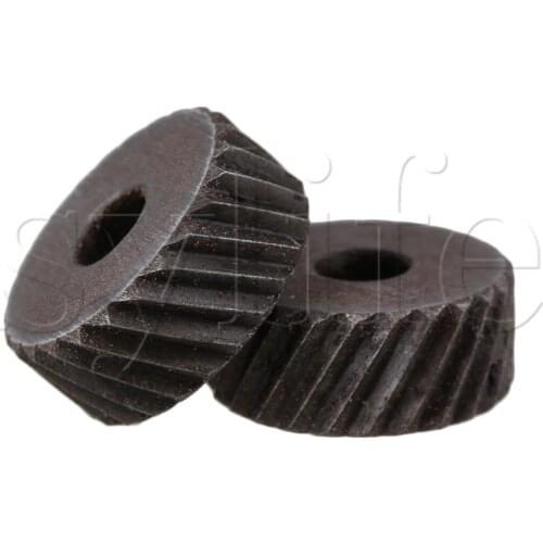 2pcs Positive & Negativ Knurling Tool Silver Diagonal Wheel Knurl 2mm Pitch