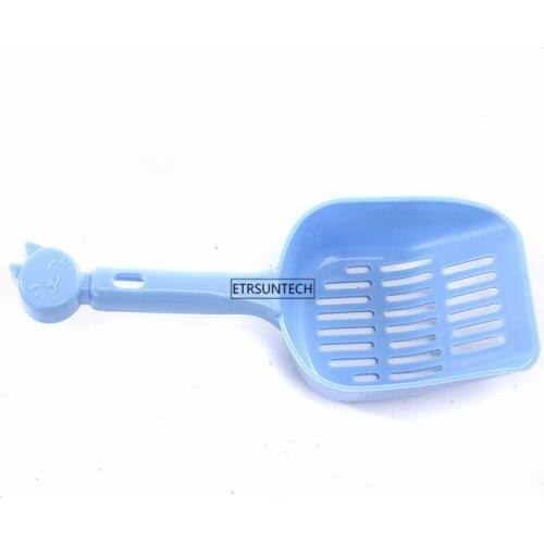 100pcs Dog Cat Litter Shovel Plastic Scoop Pet Dog Spoon Puppy Cat Bird Ferret Rabbit Food Feeder Scoop Shovel Spade Dishes Tool