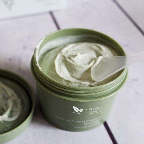 Green Tea Ice Muscle Mud Mask Deep Cleansing Moisturizing Remove Blackheads Shrink Pores Cleansing Mask TSLM1