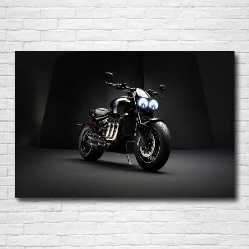 Wall Art Posters Superbike Triumph Rocket Retro Motorcycle Wallpaper Print Modern Canvas Painting for Home Decor