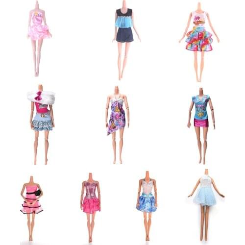 Newest High Quality Handmade Dress Wedding Party Wear Multi Styles Skirt Clothes For Doll Accessories Gift