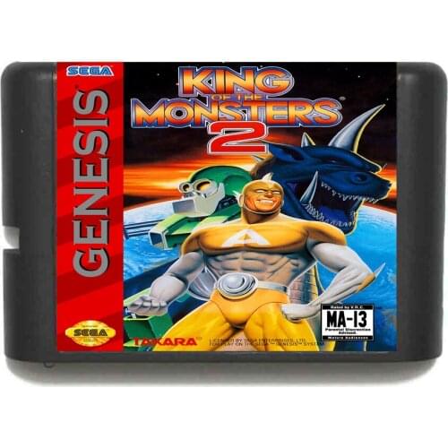 New Arrival King Of The Monsters 2 16 bit MD Game Card For Sega Mega Drive For Genesis