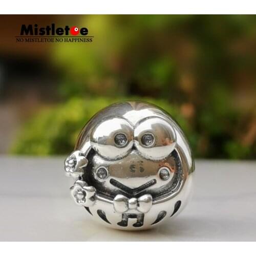 Mistletoe 925 Sterling Silver Cartoon Frog Dharma Charm Bead Jewelry