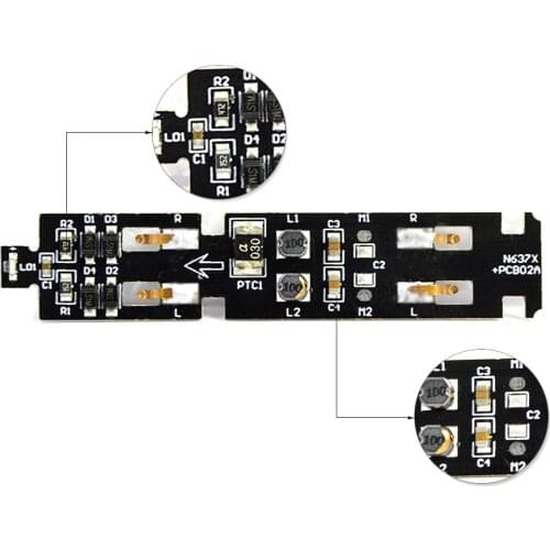 PCB Board IC Circuit Board 2pcs Model Train 1:160 N Scale Electric Train Parts Upgrade with Sound and Light
