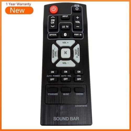 Remote Control For LG SOUND BAR COV30748160 Fernbedienung Black Television Remote Controller