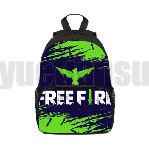 Game Free Fire Garena Backpack Unisex High Quality Travelbags Boys Girls School Bag Children Anime Storage Box Baby School Gift