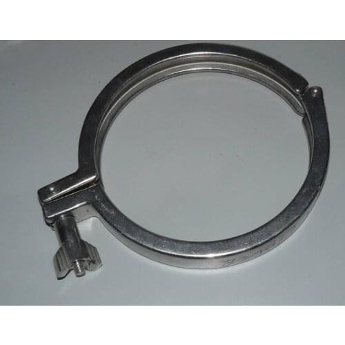 Heavy duty 12" Tri Clover Compatible Clamp. Single Pin, Food Grade, Wing Nut Sanitary Tri Clamp