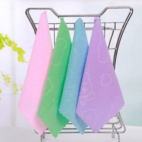 50Pcs/lot 24*24cm Absorbent Micro fiber Cleaning Cloth Wiping Dust Cloths Manufacturer Wholesale