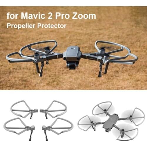 For Mavic 2 Pro Zoom Propeller Guard Drone Props Blade Protector Cage Cover with Height Extender Landing Gear Drone Accessories