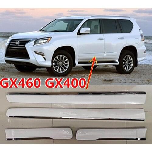 RQXR Car body door plate strips protection for Lexus GX400 GX460 2010-2020