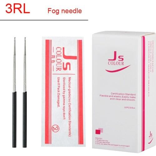 100 Pcs 3RL 5RS Needles for Manual Pen Semi Permanent Makeup Manual Fog Microblading Eyebrow Pen Fog Needles High Quality