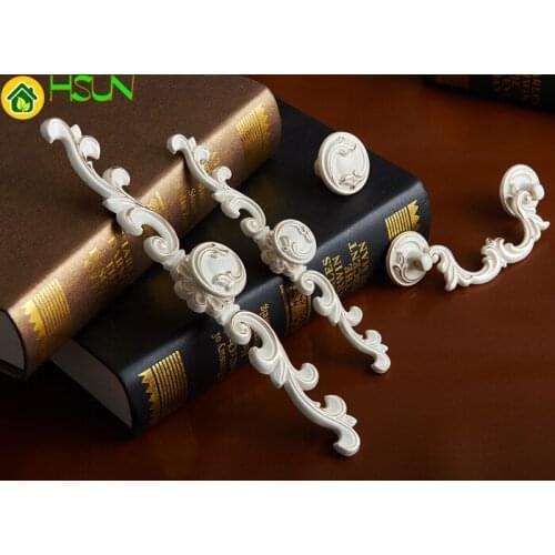 2 pcs Chic Drawer Knobs Drawer Pull Handle Cabinet Handle Drop Pulls Kitchen Door Knobs Pulls Decorative Furniture Hardware