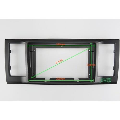 9 INCH Car Audio Frame GPS Navigation Fascia Panel Car dvd Plastic Frame Fascia is suitable for 2015+ VOLKSWAGEN CARAVELLE