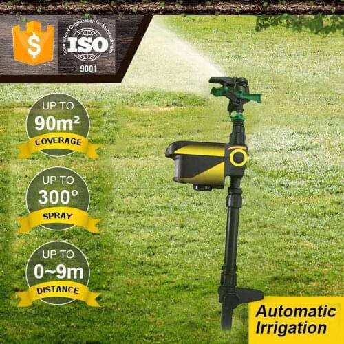 Automatic Sensor Animal Repellent Garden Sprinkler Tool PIR Infrared Induction Bird Cat Dog Repeller with Solar Panel Efficient