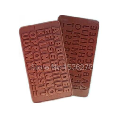 Free Shipping 1PCS 26 Letters Shape Silicone Mold, Jelly, Chocolate, Soap ,Cake Decorating DIY Kitchenware ,Bakeware A959