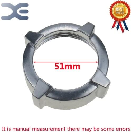 Free Shipping High Quality Stainless Steel Nut Fit Geepas Kenwood Zelmer Moulinex Meat Grinder Accessories