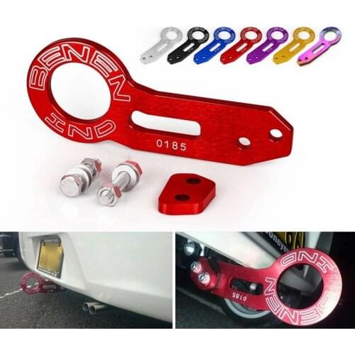 New Hot sale Aluminum Alloy Car Auto Rear Bumper Trailer Hook Towing Tools Universal