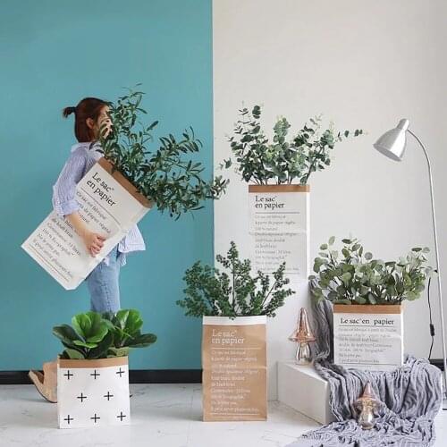 Ins Kraft Paper Bags Double Layer Paper Thickening Bags Photo Studio Props DIY Decoration for Photography Background Ornaments