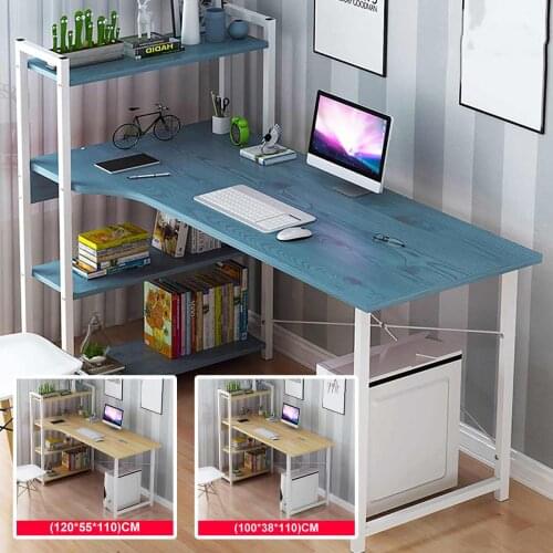 Wooden Computer Desk Office Desk Modern Writing Table Universal Laptop Stand Home Office Furniture PC Workstation Study Table