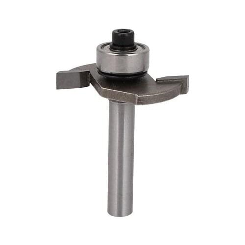 1/4" x 5/32" Woodworking Double Flute T-Slot Slotting Router Bit Cutting Tool