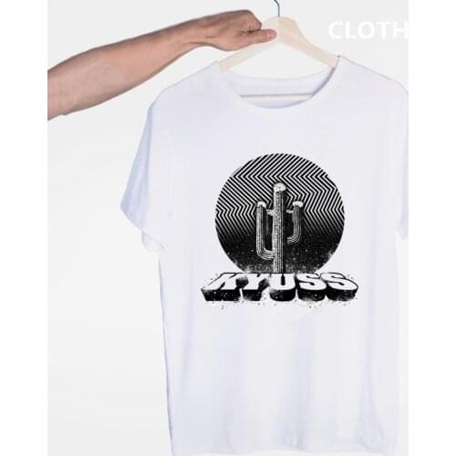 Kyuss Rock Band Queens Of The Stone Age Clutch T-shirt O-Neck Short Sleeves Summer Casual Fashion Unisex Men And Women Tshirt