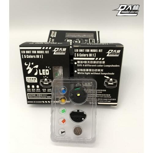 MG LED light Five-color replacement Gundam Action Figure Assemble Model Toys