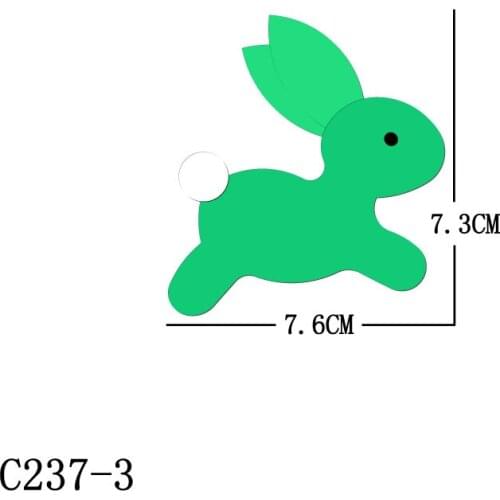 New rabbit Wooden die Scrapbooking C237-3 Cutting Dies Multiple sizes
