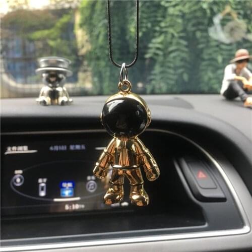 Car Pendant Astronaut Model For Car Rearview Mirror Pendant Car Interior Decoration Auto Products Accessories Interior