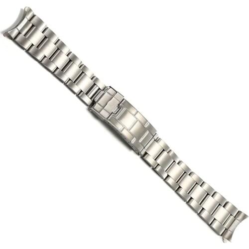 Mens Stainless Steel 20mm With ROX Logo Oyster Watch Band Compatible with Rolex Submariner 16610 16610V, 16800