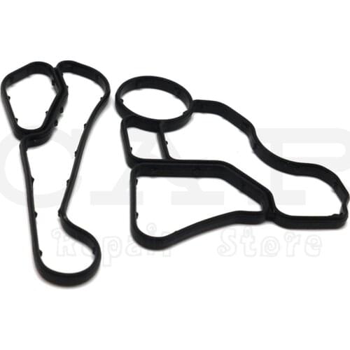 OEM 11428637820 11428637821 Repair Kit for BMW BMW E60 E61 E70 E82 E90 Engine Oil Filter Housing Gasket & Cooler Seal Set