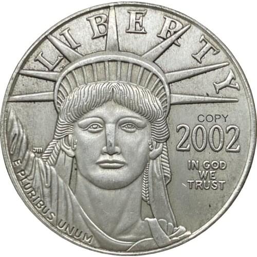United States of America 100 Dollars Bullion Coinage 2002 Plated Silver Copy Commemorative Coins