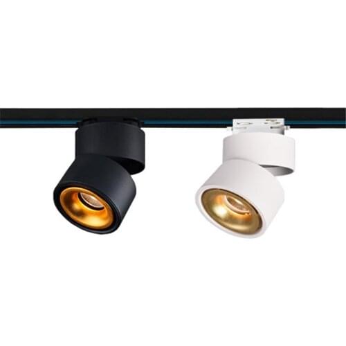 LED track light 7W 12W 15W track light indoor lighting folding spotlight modern style clothing store lighting lighting